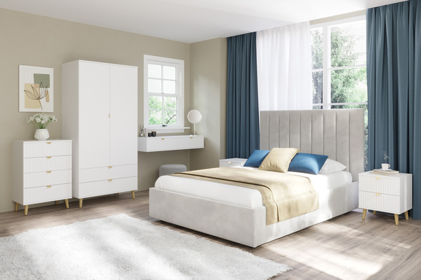 Комод Дакота НМ 040.18 меренга, белый