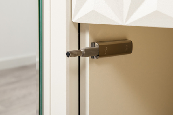 Шкаф для одежды Марион 16.340.03 слоновая кость С341 PE, слоновая кость 6898 ПВХ (собирается на любую сторону)