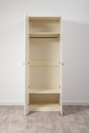 Шкаф двустворчатый Марион 16.340.02 слоновая кость С341 PE, слоновая кость 6898 ПВХ