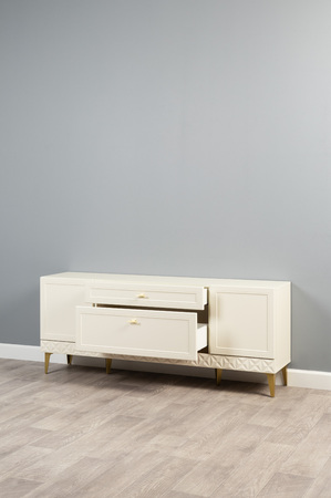 Тумба Марион 16.167 слоновая кость С341 PE, слоновая кость 6898 ПВХ, белый PE шагрень