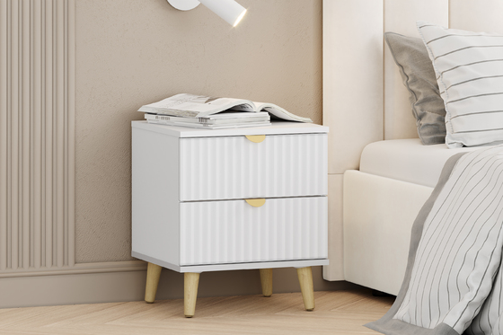 Тумба прикроватная Дакота НМ 040.19 меренга, белый