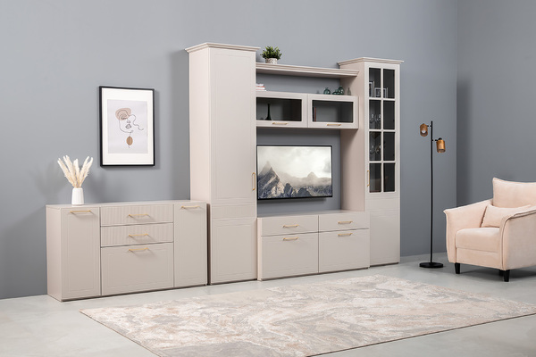 Полка Ричфорд 16.492 Кашемир 5981 BS, Моно керамика D166-2 ПВХ